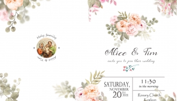 Alice and Tim Wedding Booklet